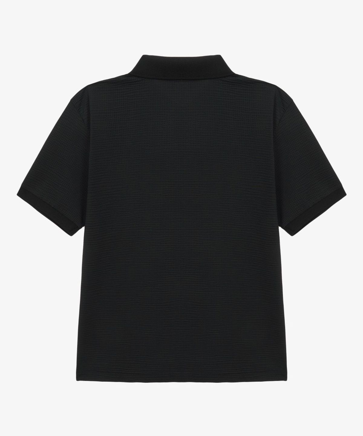 노스페이스(THE NORTH FACE) NT7PS13A 남성 와플 반팔 폴로 BLACK