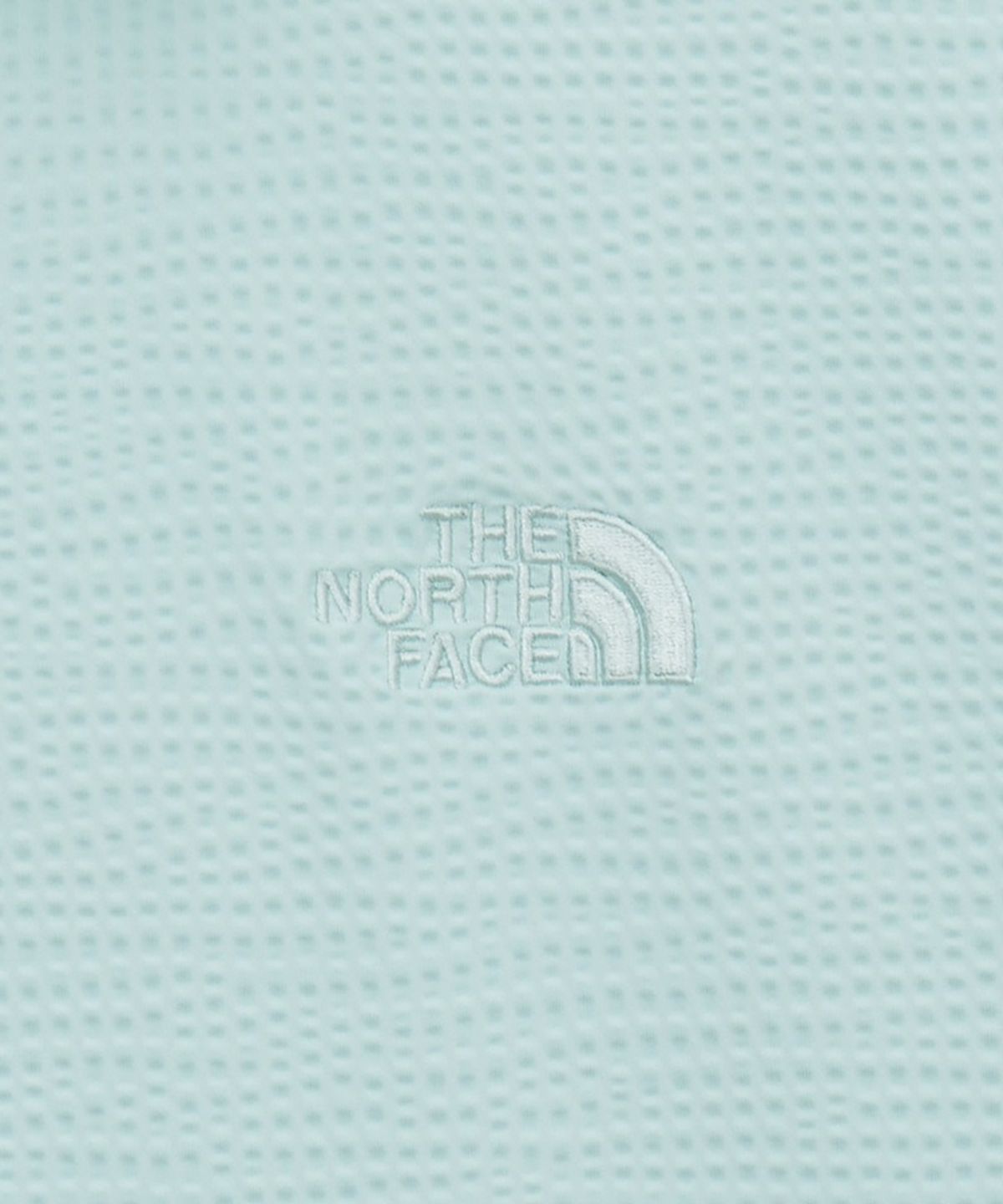 노스페이스(THE NORTH FACE) NT7PS13B 남성 와플 반팔 폴로 PASTEL TURQUOISE