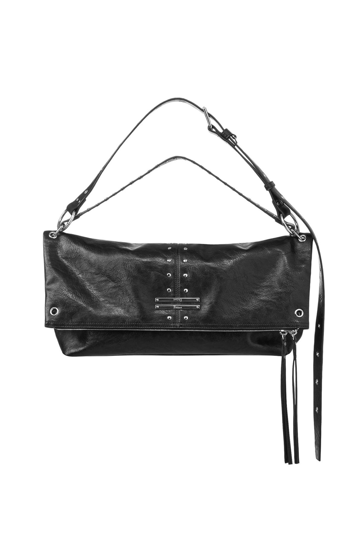 다이닛(DEINET) 5WAY ZIPPER NOIR BAG IN BLACK