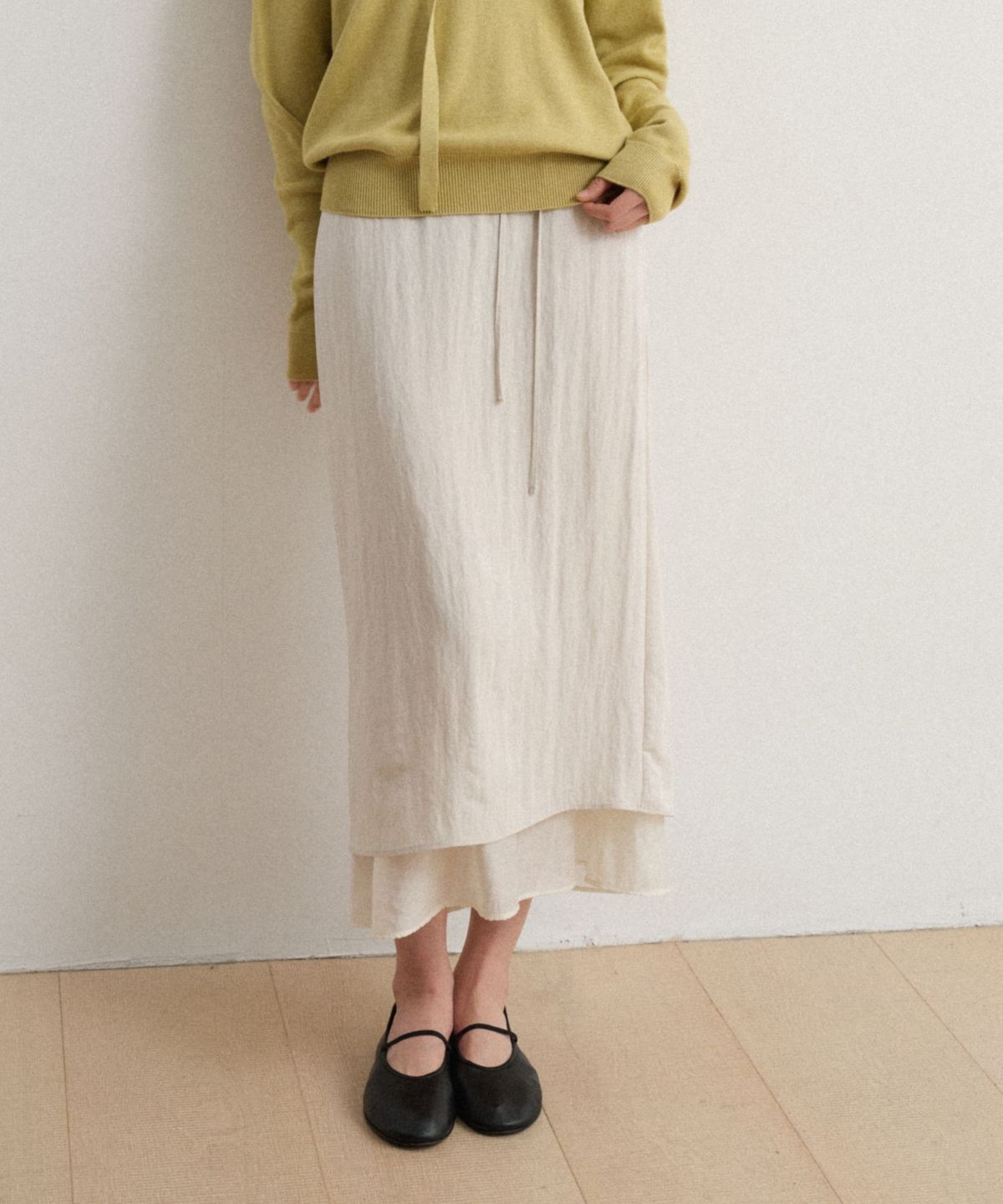 토와브(TOWAV) NUUA H SKIRT_CREAM