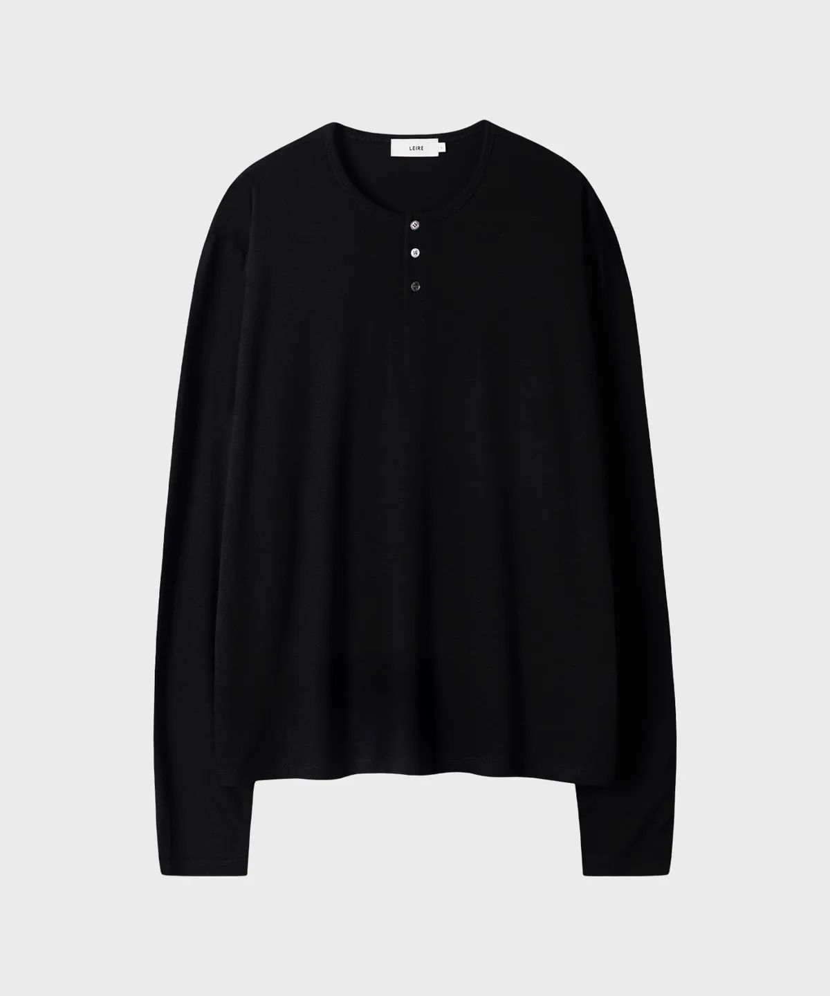 르아르(LEIRE) 소프트 헨리넥 롱슬리브 티셔츠 (4color)