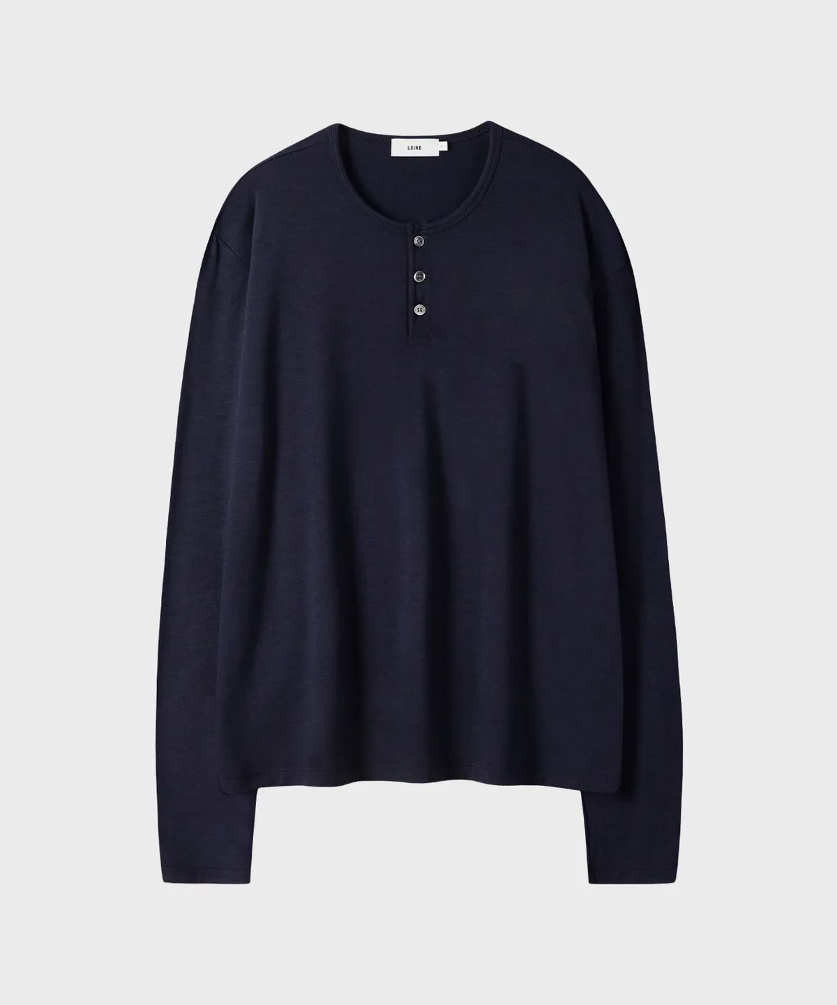 르아르(LEIRE) 소프트 헨리넥 롱슬리브 티셔츠 (4color)