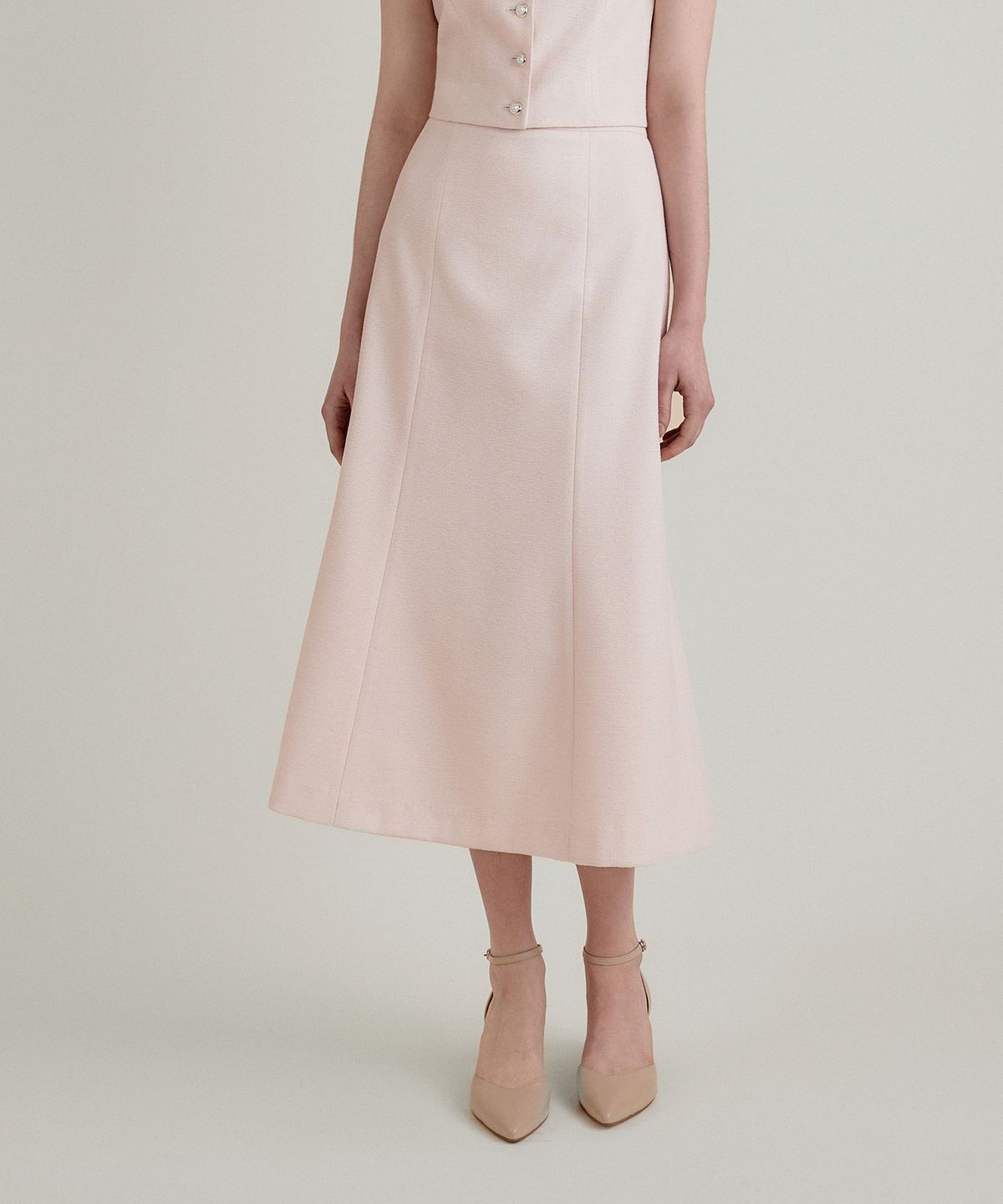 토와브(TOWAV) ANN MERMAID SKIRT_LIGHT PINK