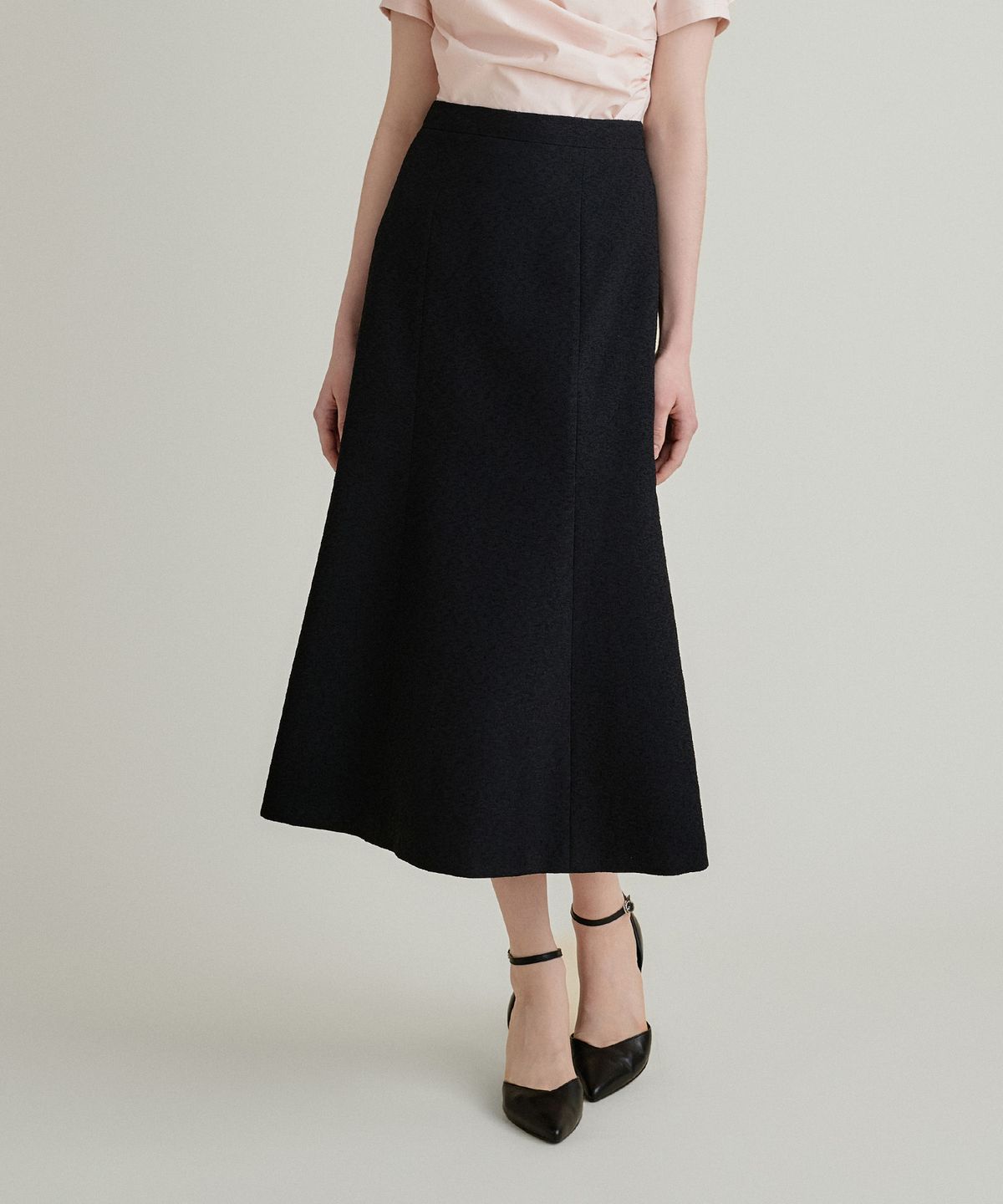 토와브(TOWAV) ANN MERMAID SKIRT_BLACK