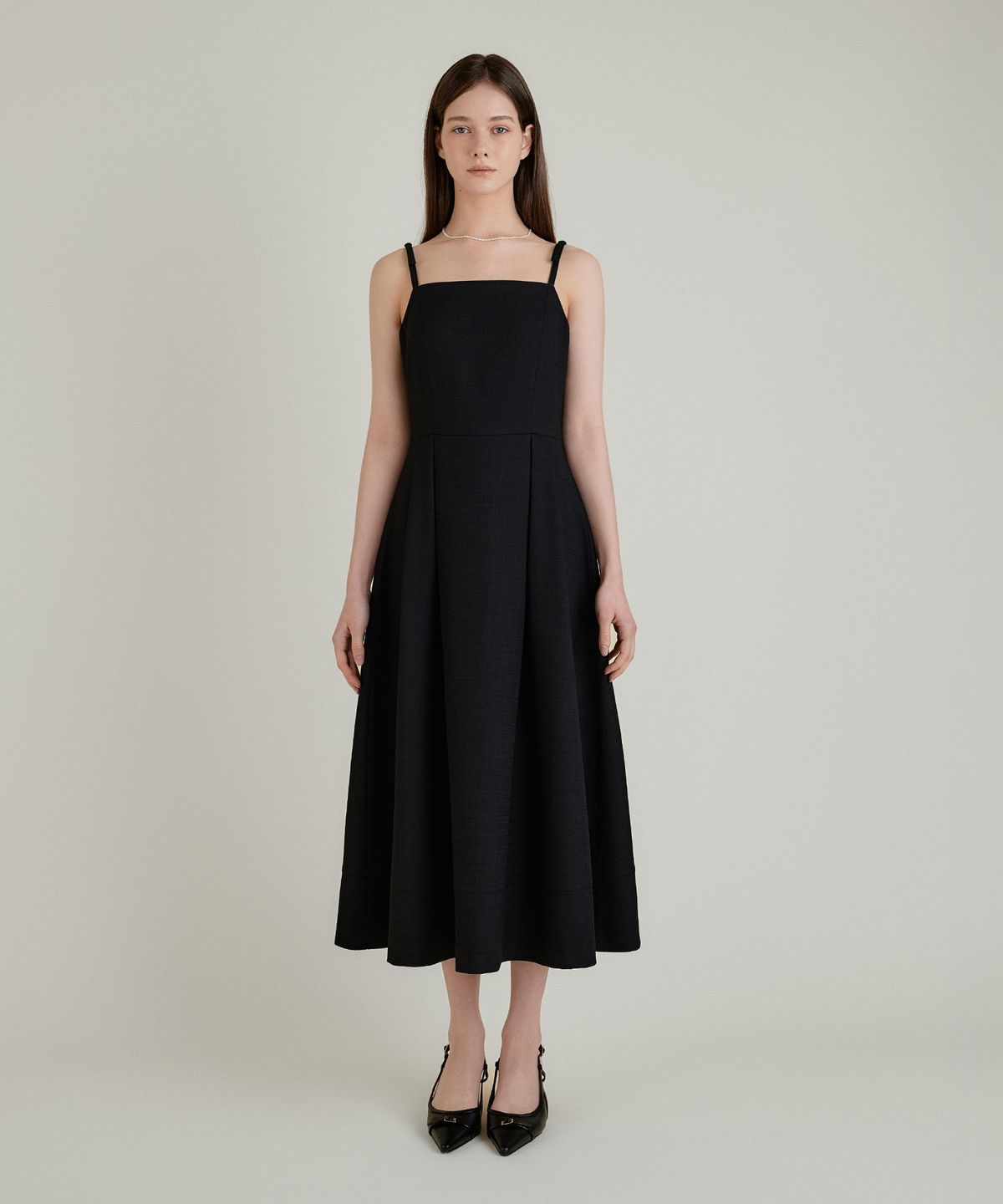 토와브(TOWAV) TANA DRESS_BLACK