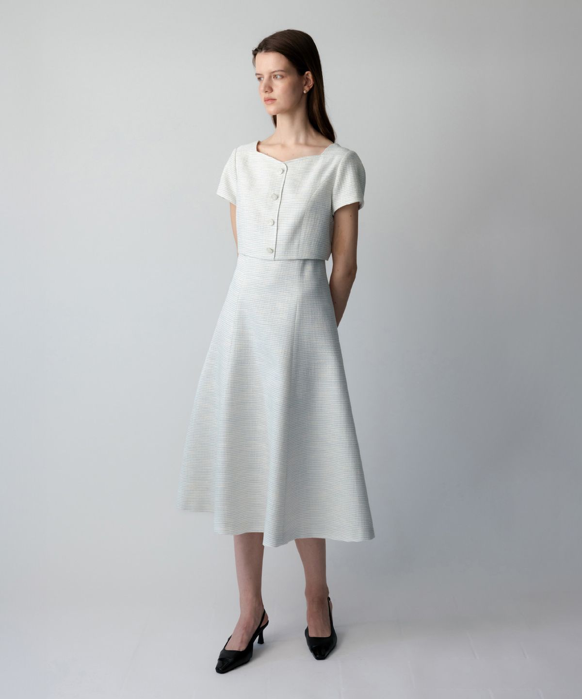 토와브(TOWAV) AUBE TWEED DRESS