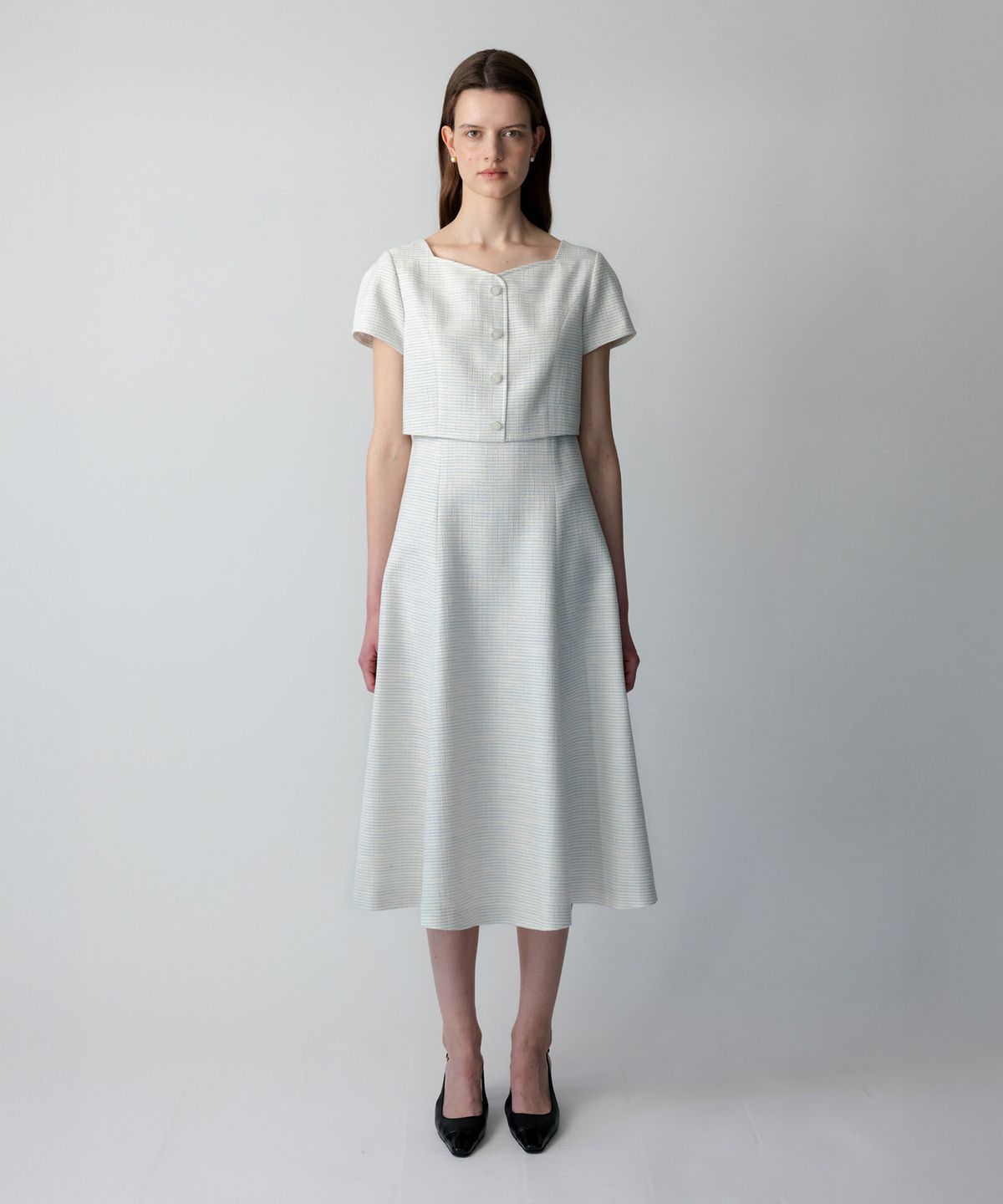 토와브(TOWAV) AUBE TWEED DRESS