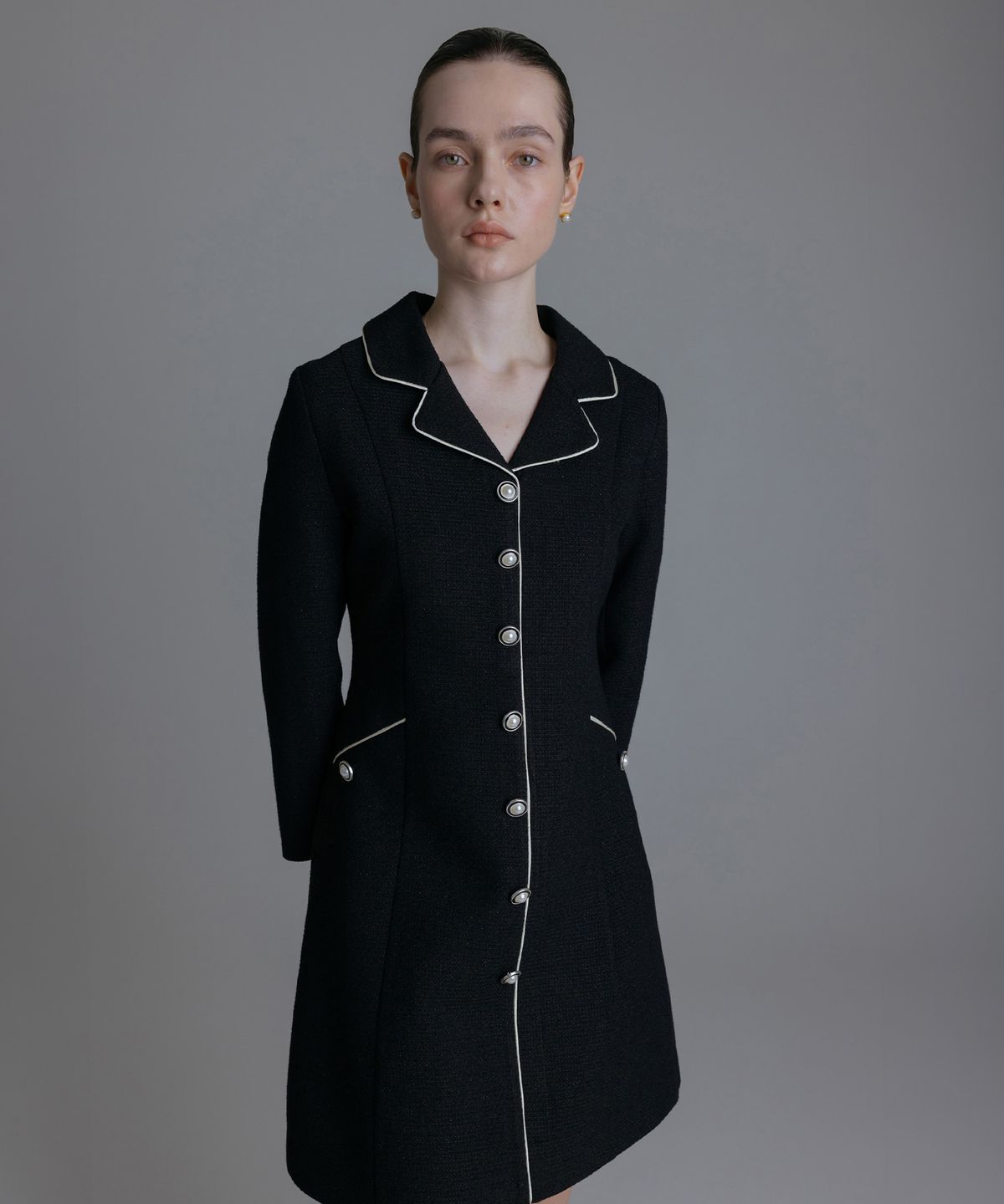 토와브(TOWAV) CLASSY COLLAR DRESS