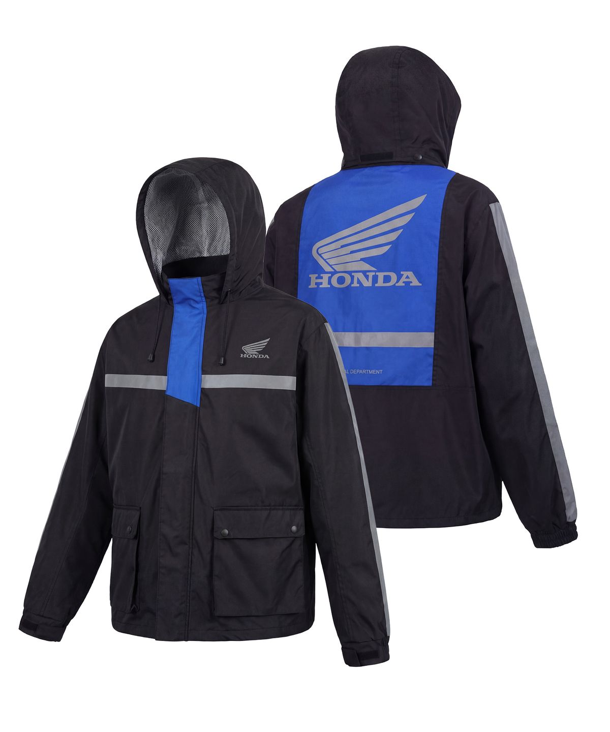 핍스 모터사이클(PHYPS MOTORCYCLE) City Rider Rain Shield Packable Jacket Set Blue