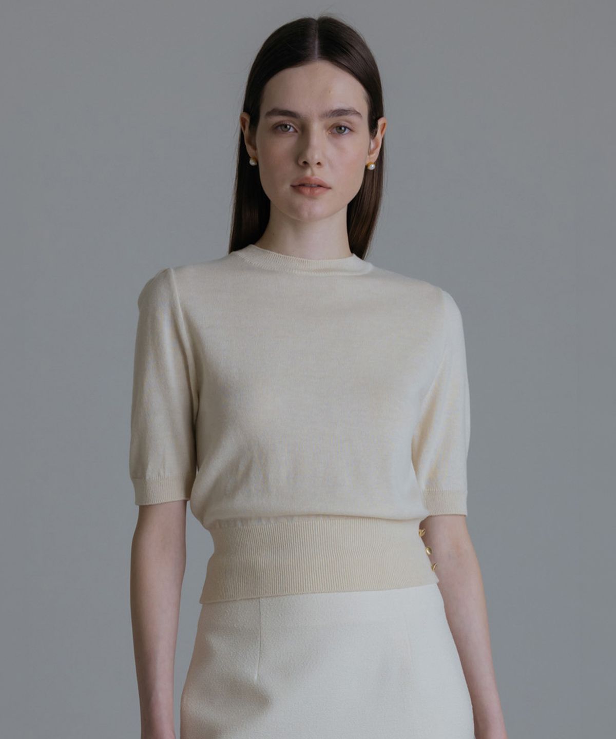 토와브(TOWAV) JENNA SHIRRING KNIT