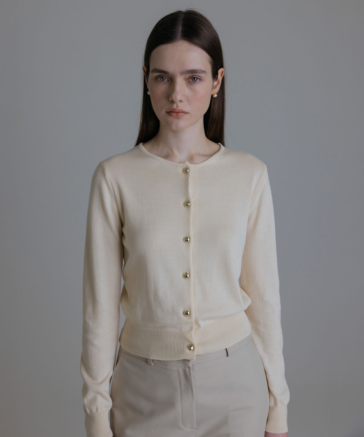 토와브(TOWAV) IRIS GOLD CARDIGAN