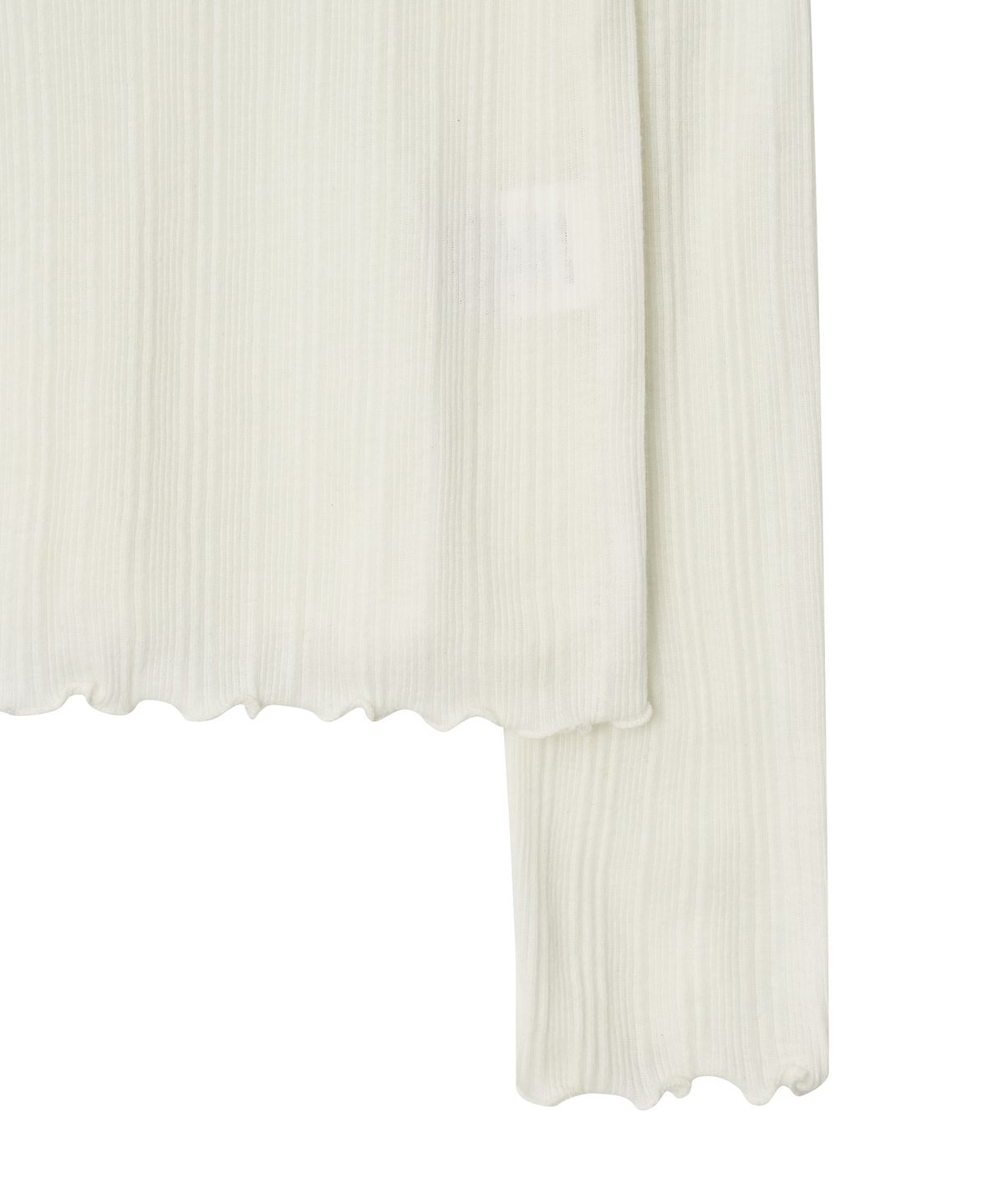 뉴루키(NEW LOOKY) Slim fit boat neck t-shirt  _Ivory