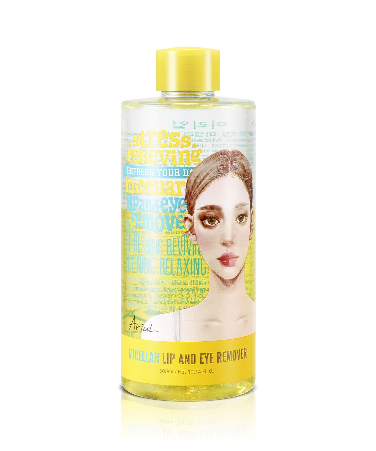 아리얼(ARIUL) 스트레스 릴리빙 미셀라 립앤아이 리무버 300ml