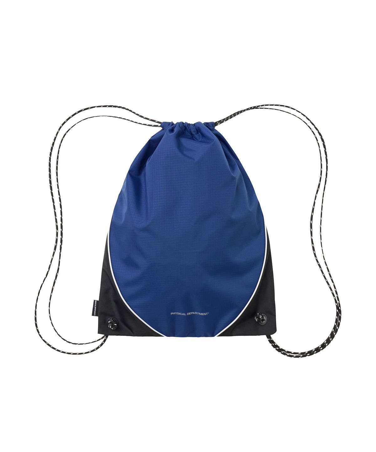 핍스 모터사이클(PHYPS MOTORCYCLE) Nylon Color Block Drawstring Bag Navy