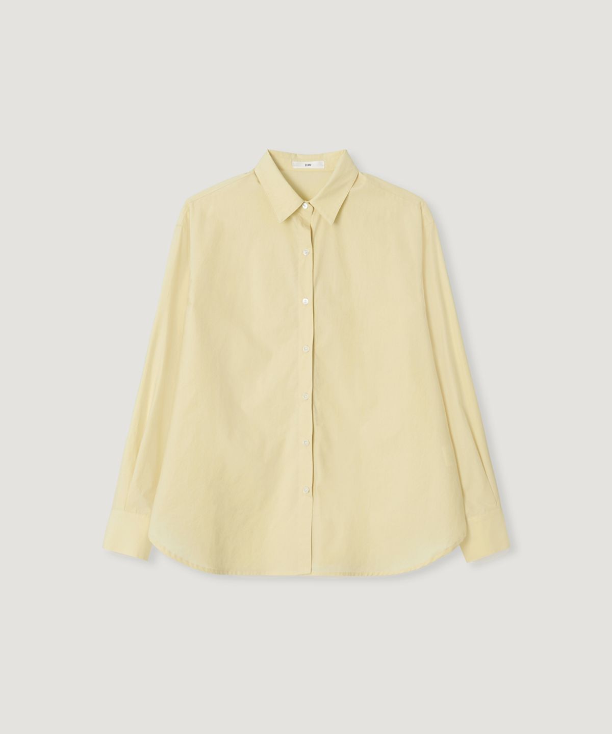 페르브(FERV) Basic Overfit Shirt- Light Yellow