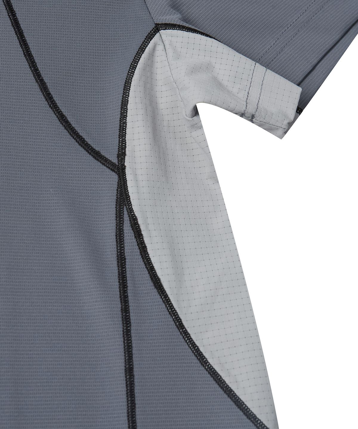 핍스 모터사이클(PHYPS MOTORCYCLE) H-Tech Mesh Ventilation Half Jersey Sleeve Charcoal