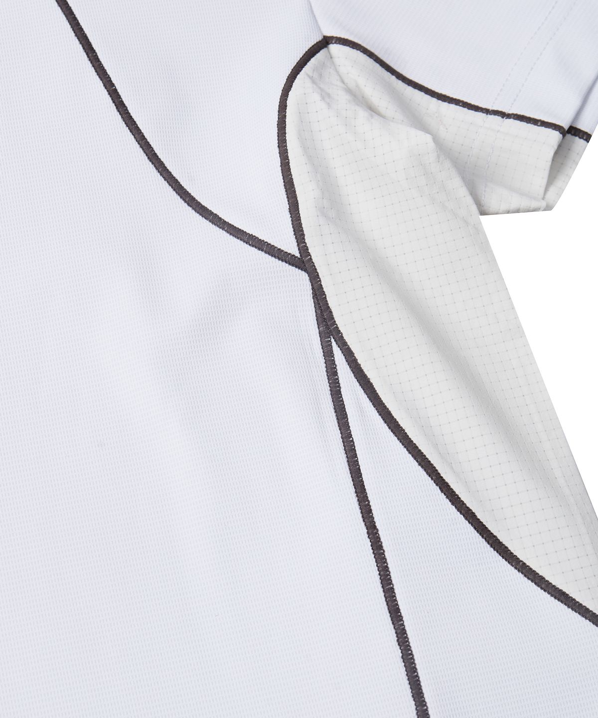 핍스 모터사이클(PHYPS MOTORCYCLE) H-Tech Mesh Ventilation Half Jersey Sleeve Light Gray