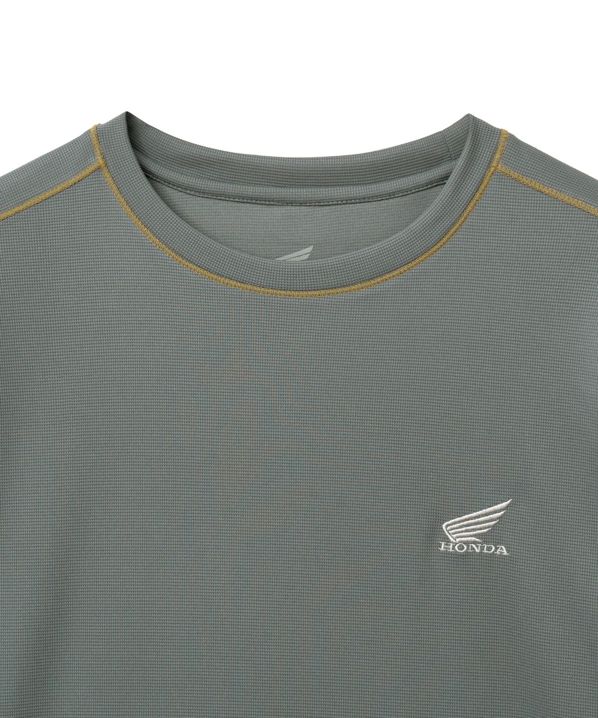 핍스 모터사이클(PHYPS MOTORCYCLE) H-Tech Air Layer System Waffle Short Sleeve Charcoal