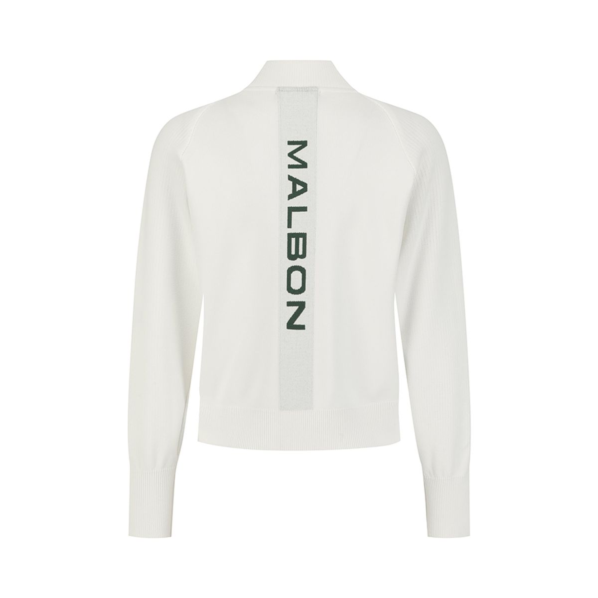 말본 골프(MALBON GOLF) 니트 하이브리드 풀집 자켓 WHITE (WOMAN)
