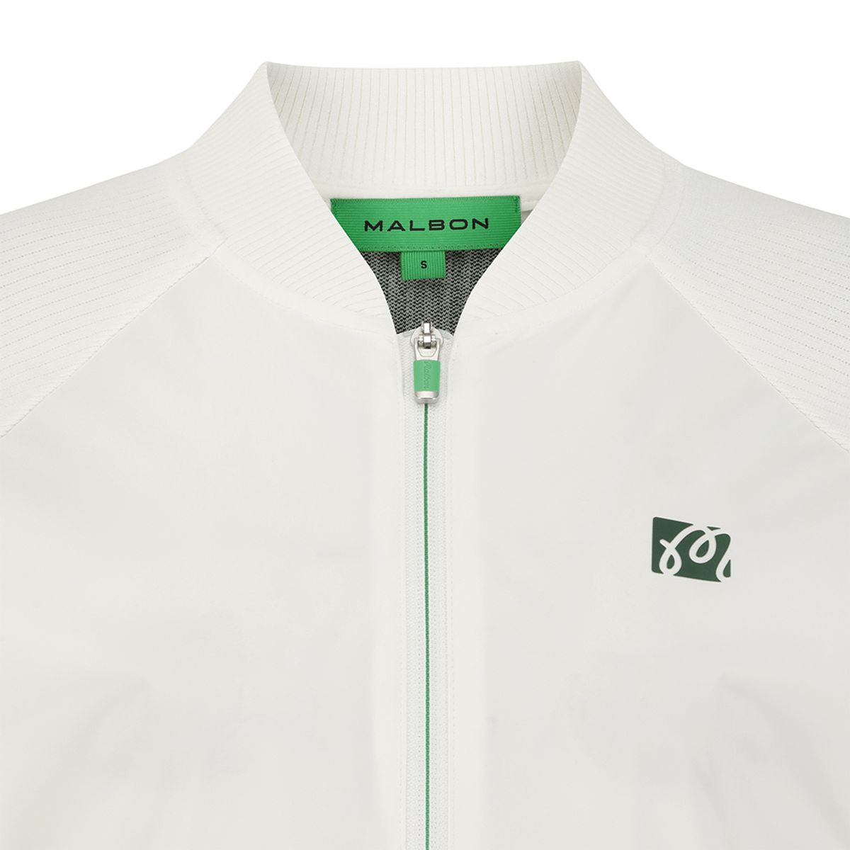 말본 골프(MALBON GOLF) 니트 하이브리드 풀집 자켓 WHITE (WOMAN)