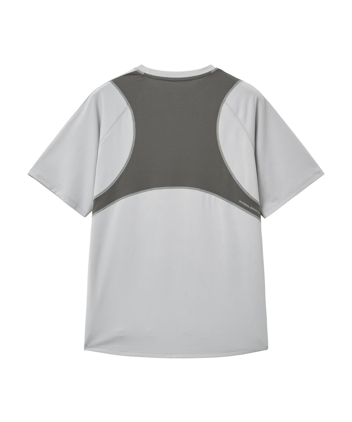 핍스 모터사이클(PHYPS MOTORCYCLE) H-Tech Quick Dry Paneled Short Sleeve Light Gray