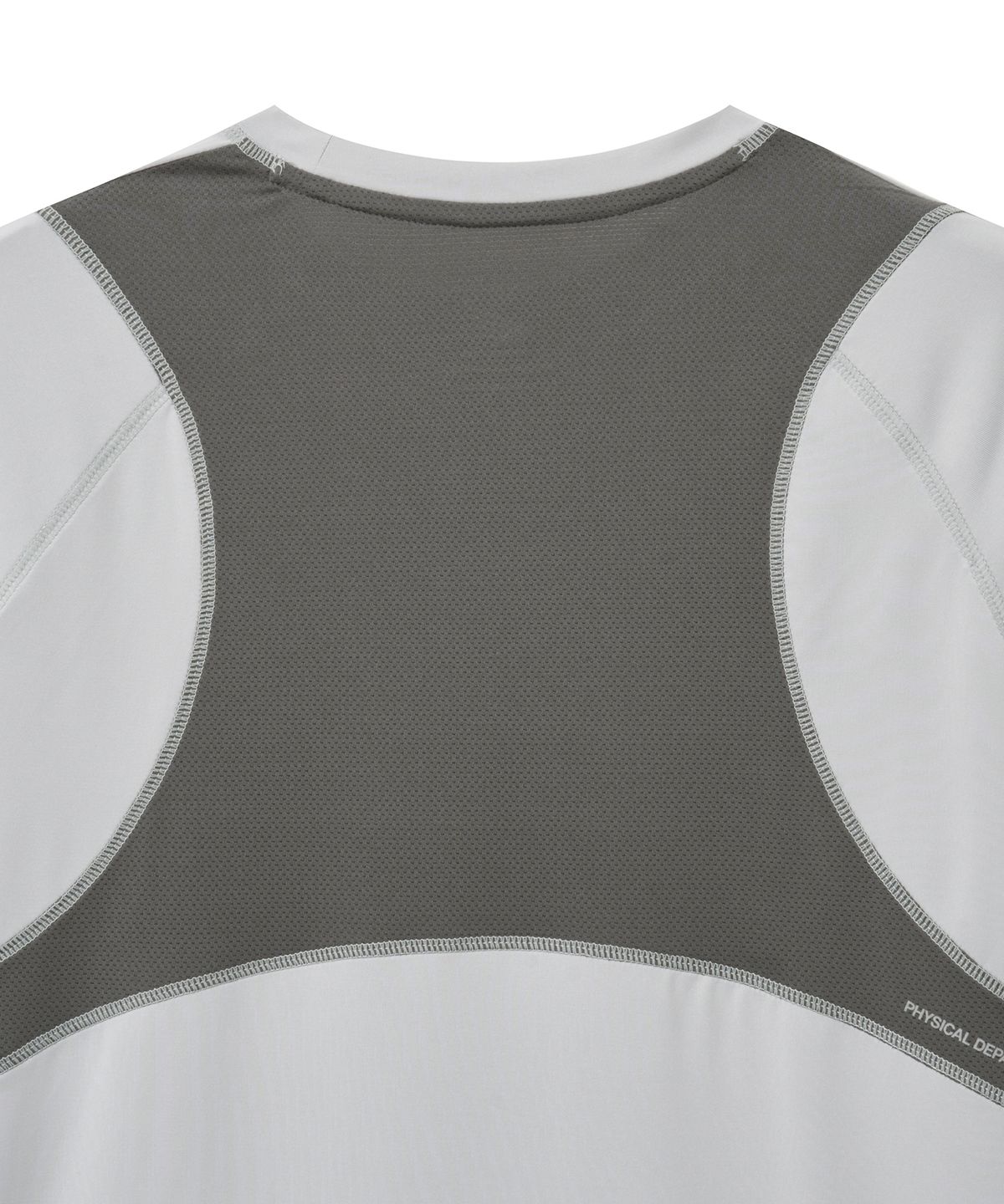 핍스 모터사이클(PHYPS MOTORCYCLE) H-Tech Quick Dry Paneled Short Sleeve Light Gray