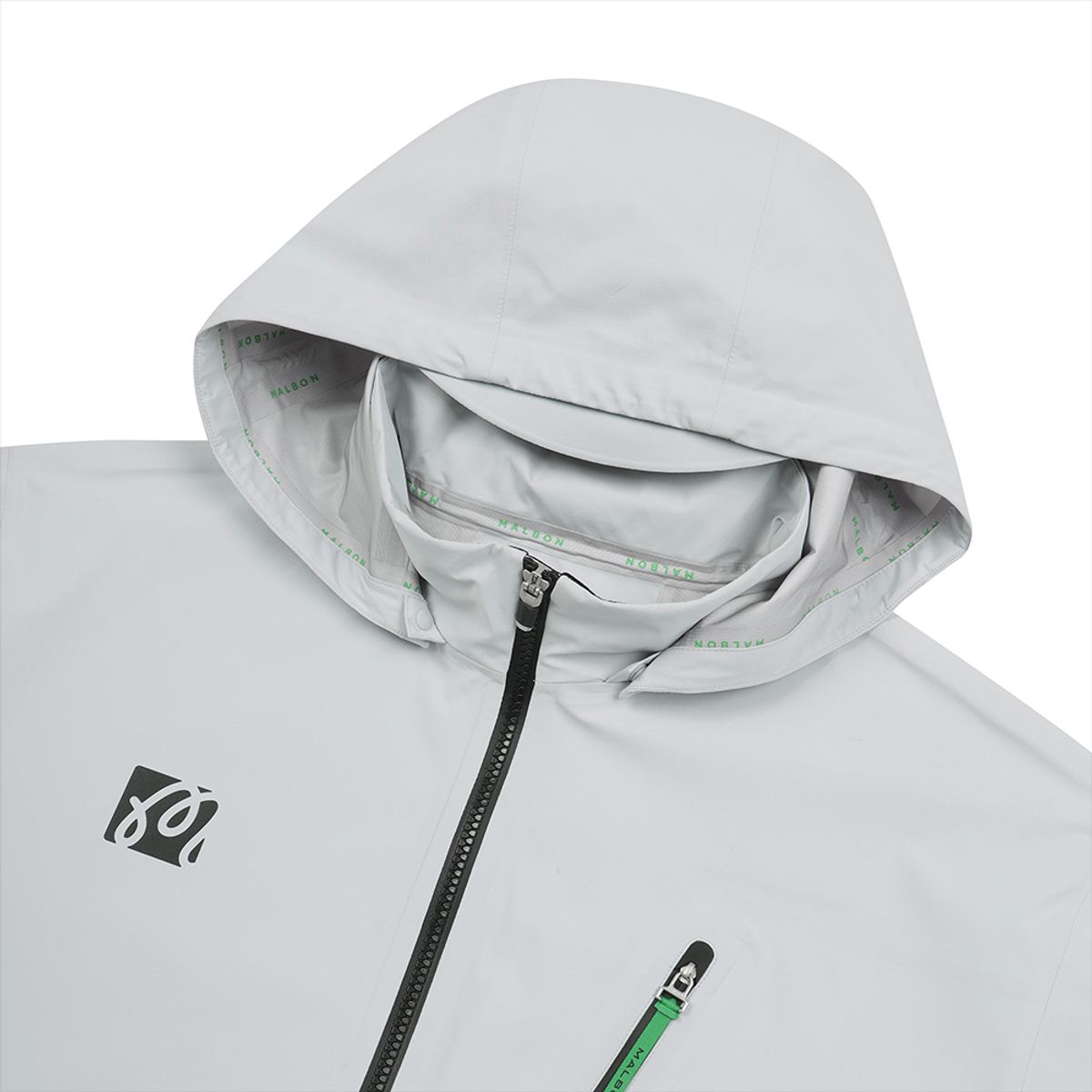 말본 골프(MALBON GOLF) 3L 방수소재 테크자켓 LIGHT GRAY (MAN)