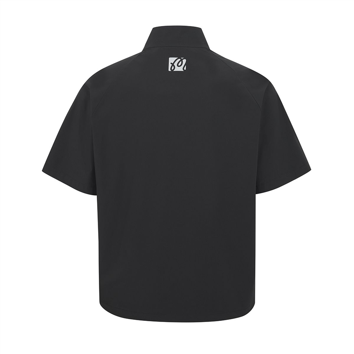 말본 골프(MALBON GOLF) M타공 포인트 반팔 아노락 BLACK (MAN)