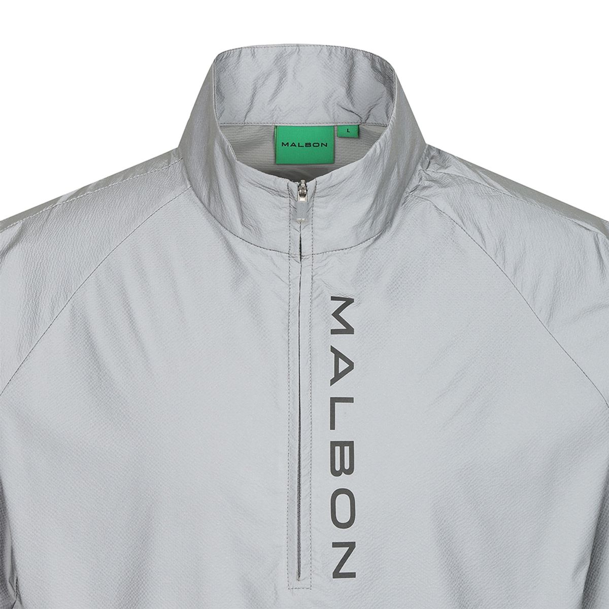 말본 골프(MALBON GOLF) 퍼포먼스 반팔 아노락 LIGHT GRAY (MAN)