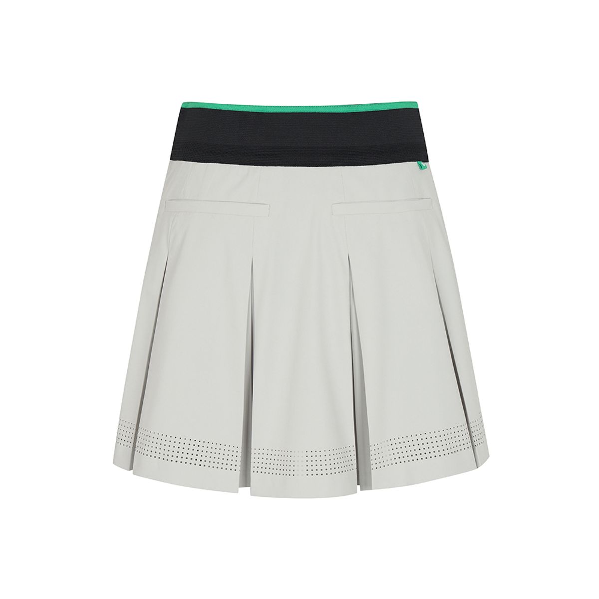 말본 골프(MALBON GOLF) 퍼포먼스 와이드 주름 스커트 LIGHT GRAY (WOMAN)