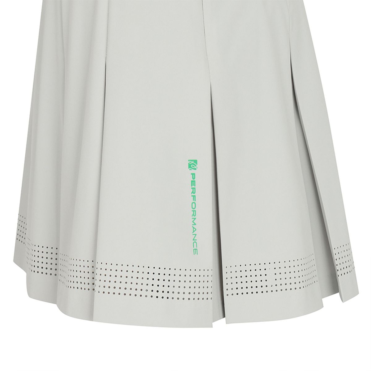 말본 골프(MALBON GOLF) 퍼포먼스 와이드 주름 스커트 LIGHT GRAY (WOMAN)