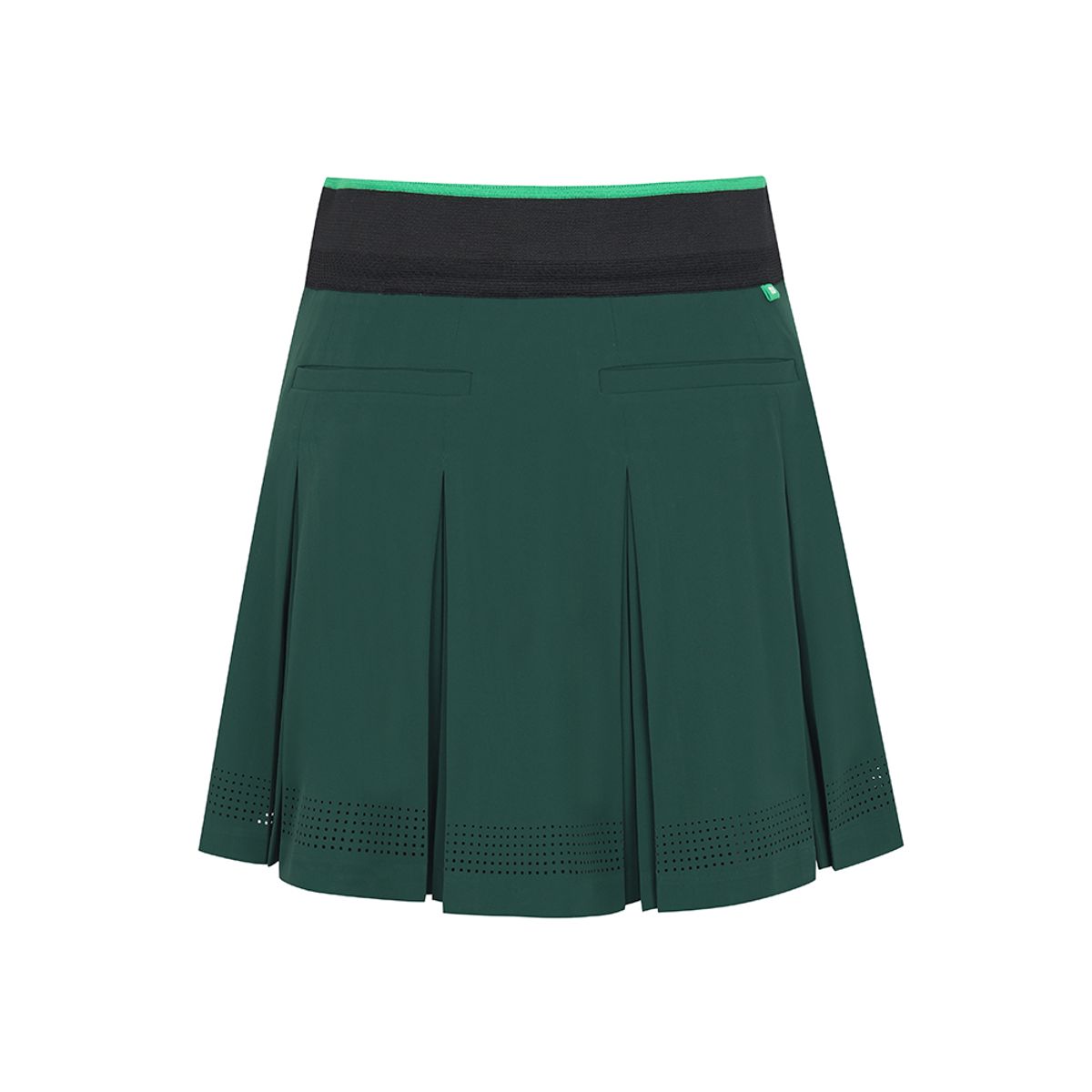 말본 골프(MALBON GOLF) 퍼포먼스 와이드 주름 스커트 GREEN (WOMAN)