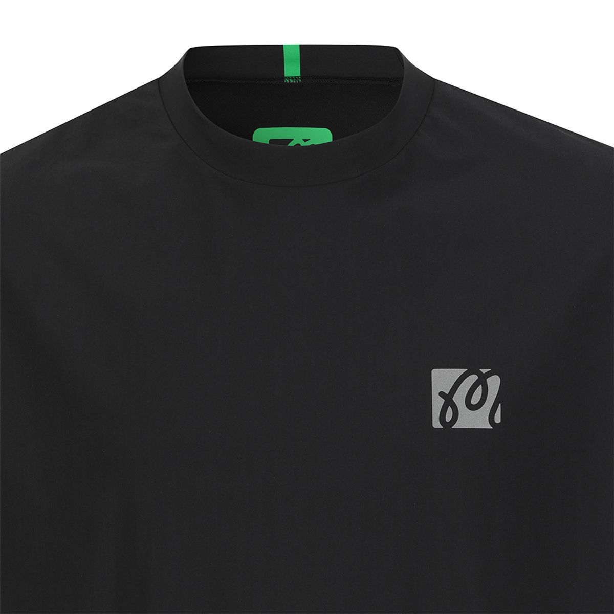 말본 골프(MALBON GOLF) 모크넥 퍼포먼스 티셔츠 BLACK (MAN)