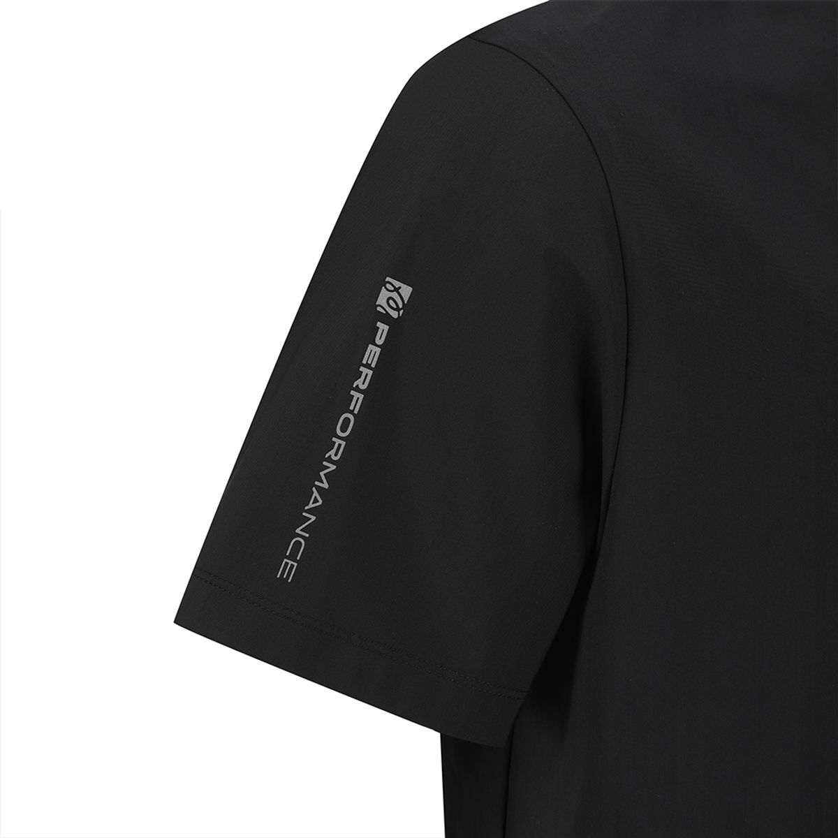 말본 골프(MALBON GOLF) 모크넥 퍼포먼스 티셔츠 BLACK (MAN)