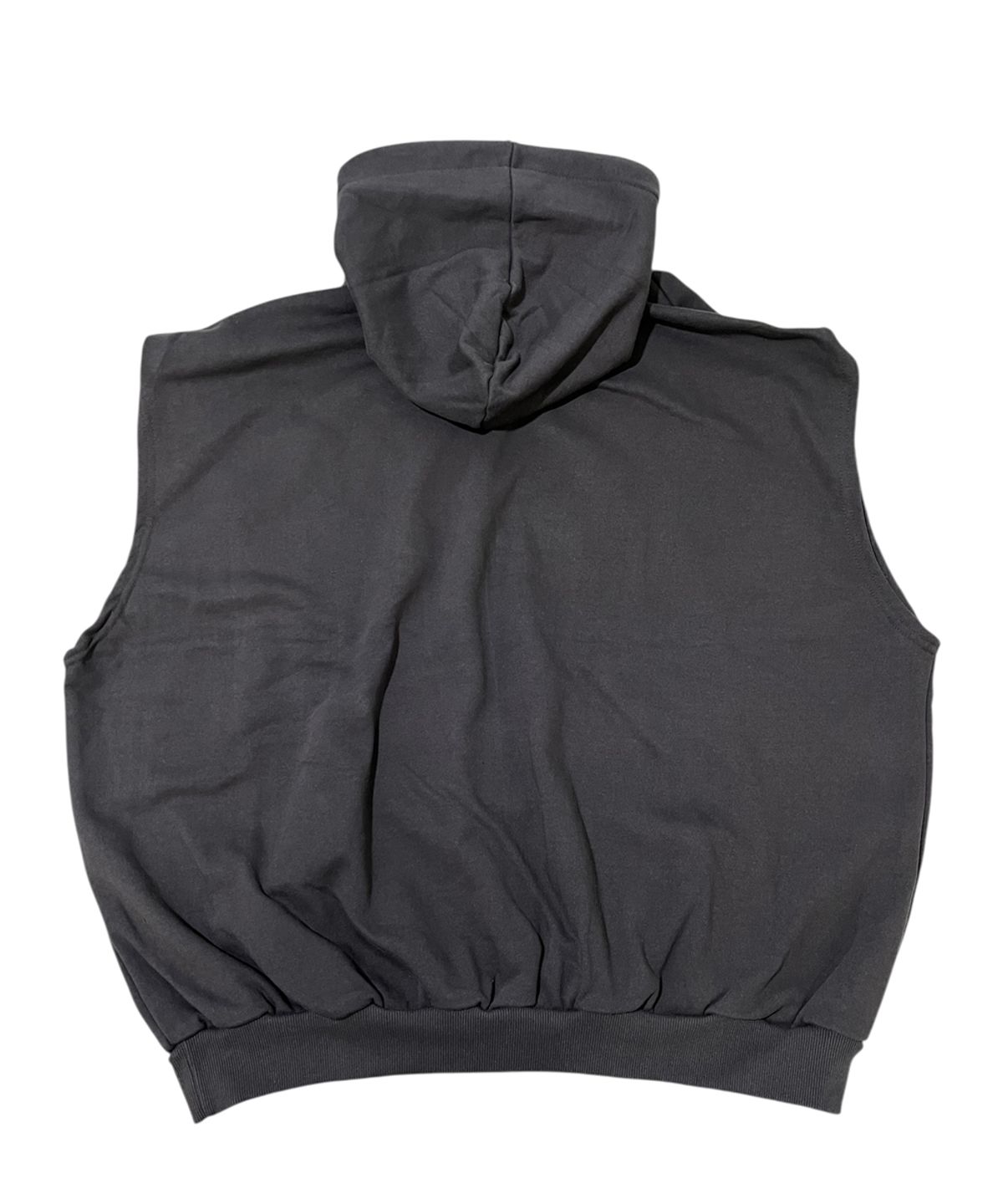 스케이터락(SK8ER ROCK) Forced Happiness Sweat Hood Vest ((charcoal))