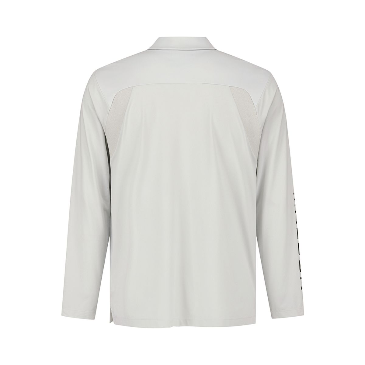 말본 골프(MALBON GOLF) 메쉬 하이브리드 긴팔 폴로 티셔츠 LIGHT GRAY (MAN)