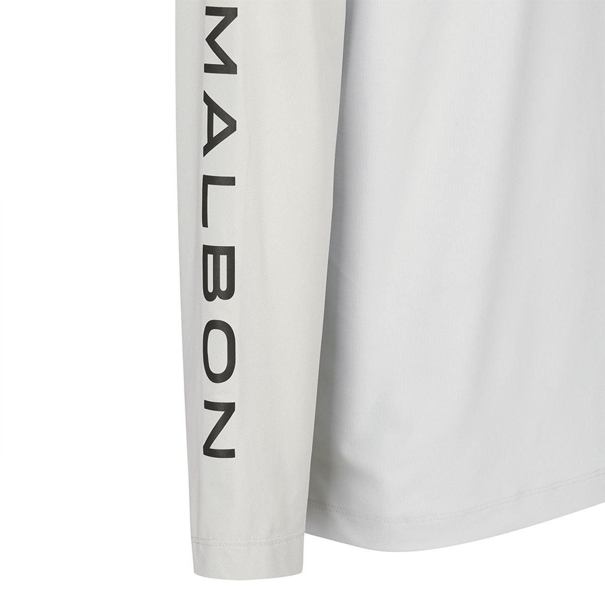 말본 골프(MALBON GOLF) 메쉬 하이브리드 긴팔 폴로 티셔츠 LIGHT GRAY (MAN)