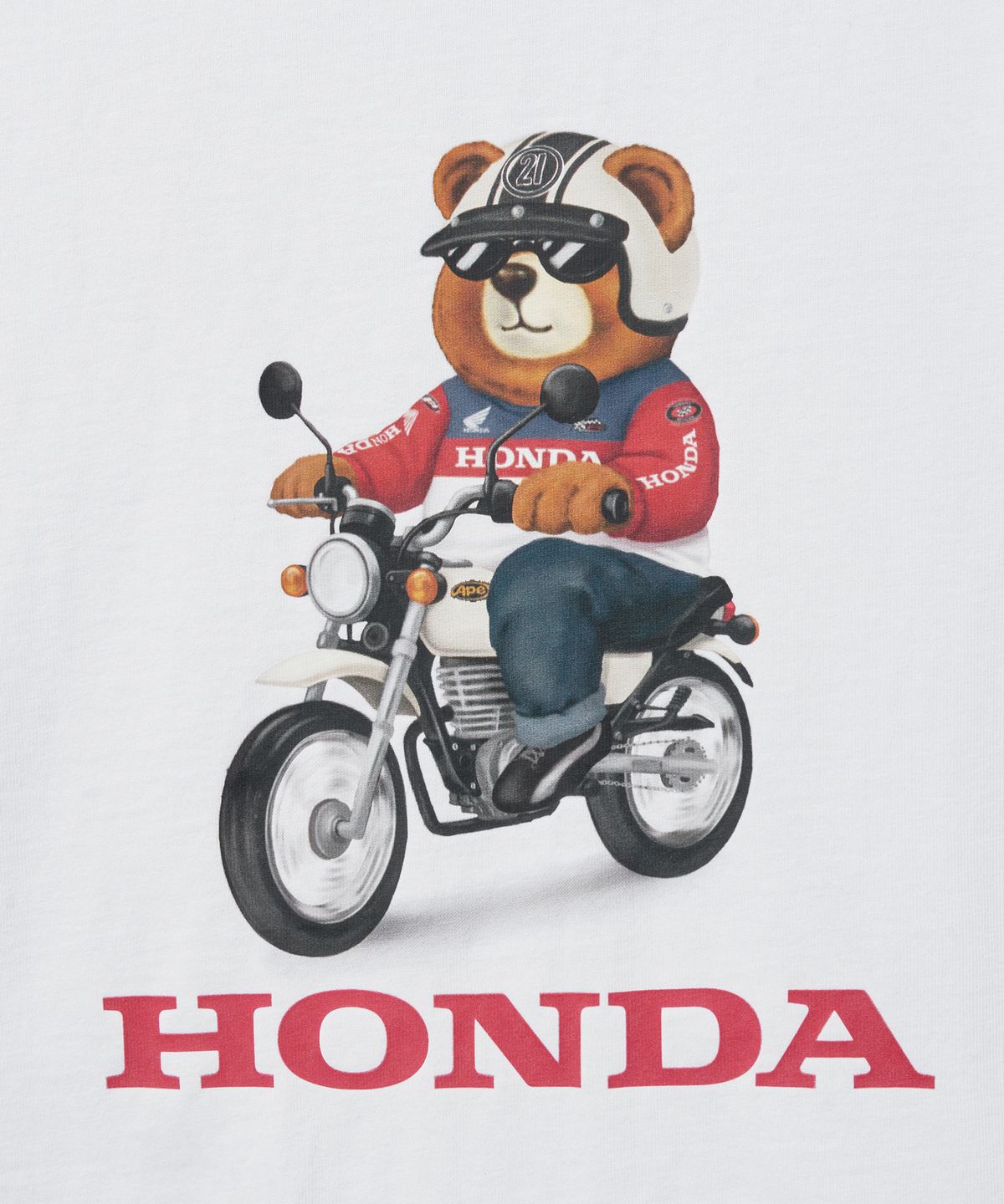 핍스 모터사이클(PHYPS MOTORCYCLE) Ape Beat Short Sleeve White
