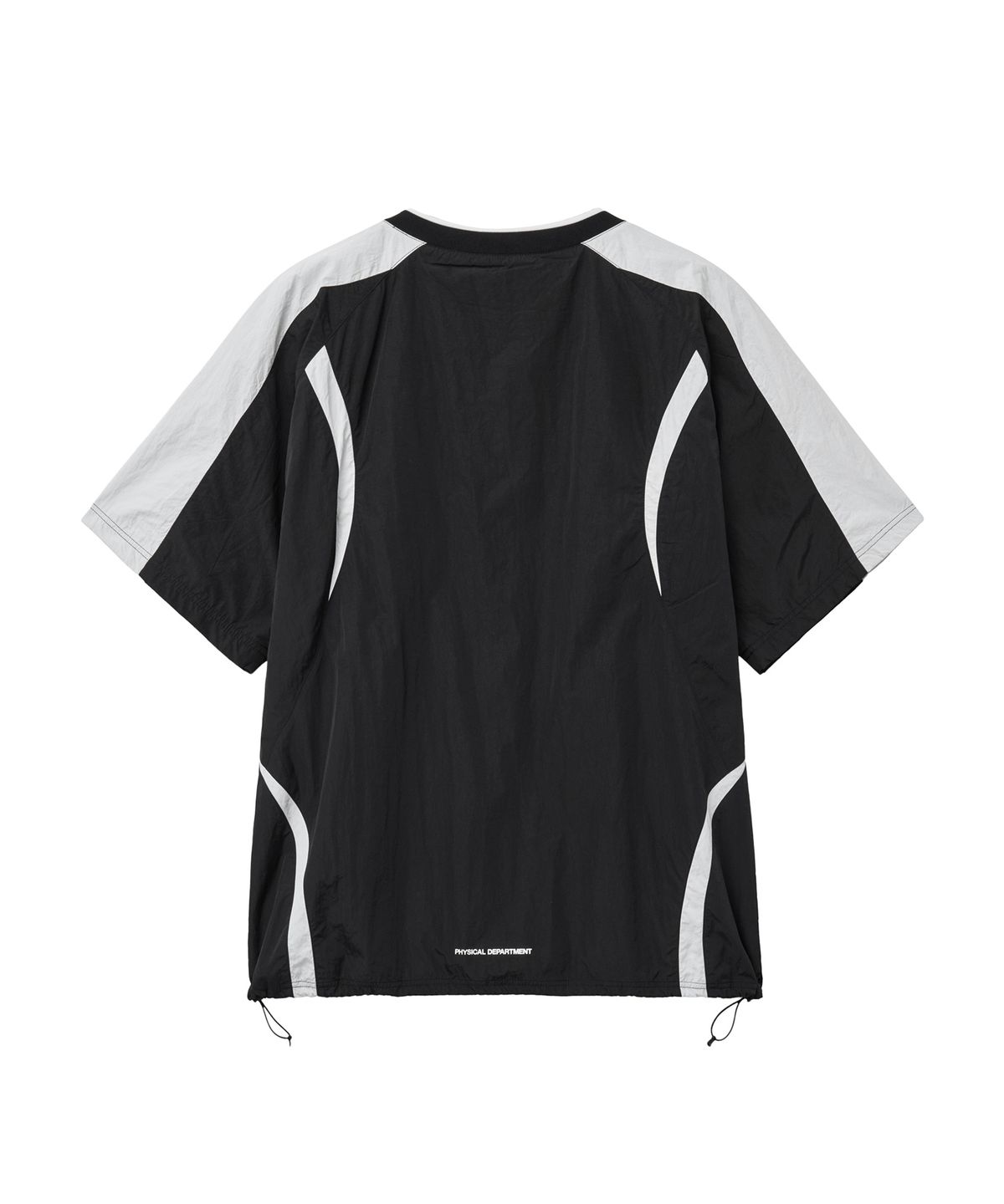 핍스 모터사이클(PHYPS MOTORCYCLE) Color Block Short Sleeve Black