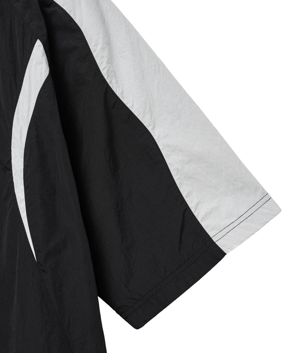 핍스 모터사이클(PHYPS MOTORCYCLE) Color Block Short Sleeve Black