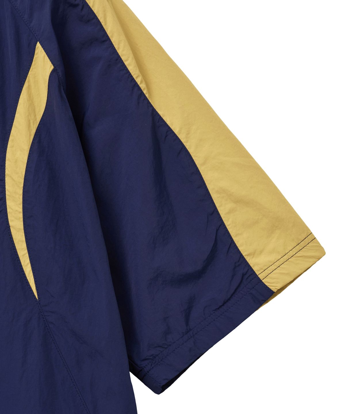 핍스 모터사이클(PHYPS MOTORCYCLE) Color Block Short Sleeve Navy