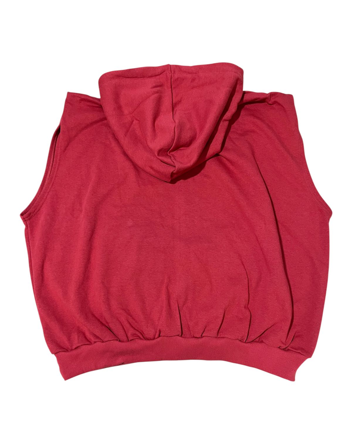 스케이터락(SK8ER ROCK) Forced Happiness Sweat Hood Vest ((indianred))