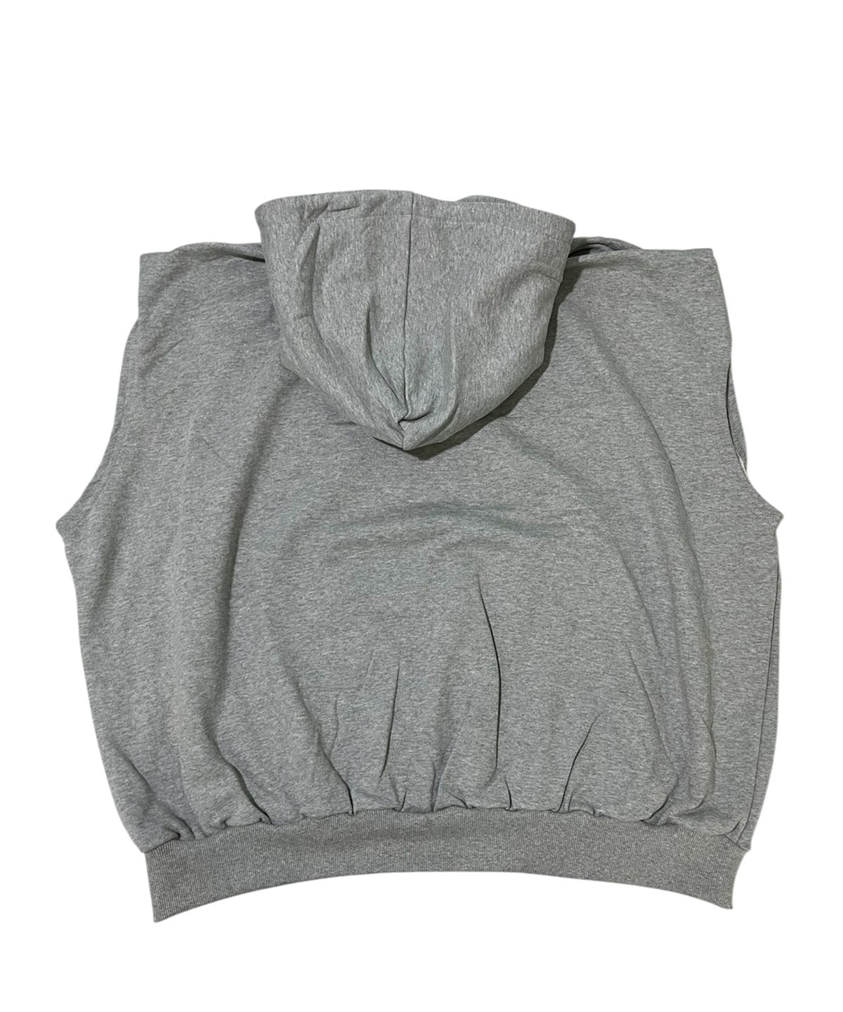 스케이터락(SK8ER ROCK) Forced Happiness Sweat Hood Vest ((melange gray))