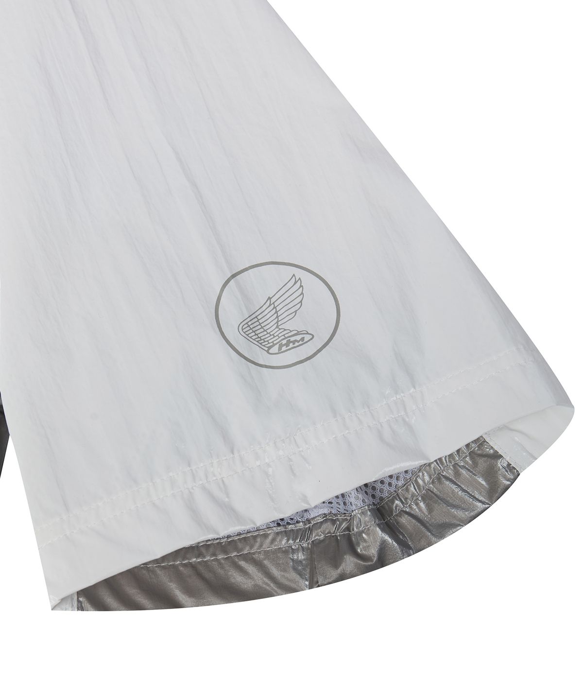 핍스 모터사이클(PHYPS MOTORCYCLE) Glosy Nylon V Neck Short Sleeve White
