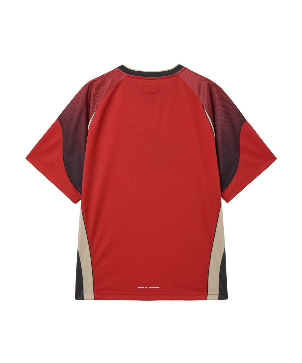 핍스 모터사이클(PHYPS MOTORCYCLE) Mesh Speed Track Short Sleeve Red