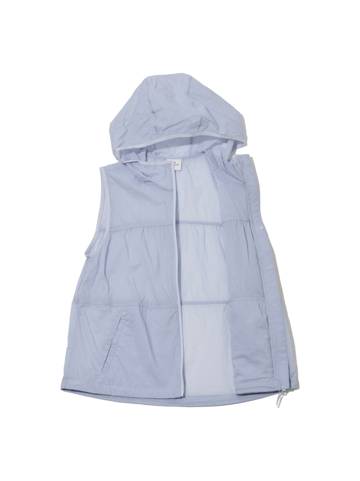 아이더(EIDER) SHEER (시어) 여성 경량 후디 베스트_ICE BLUE