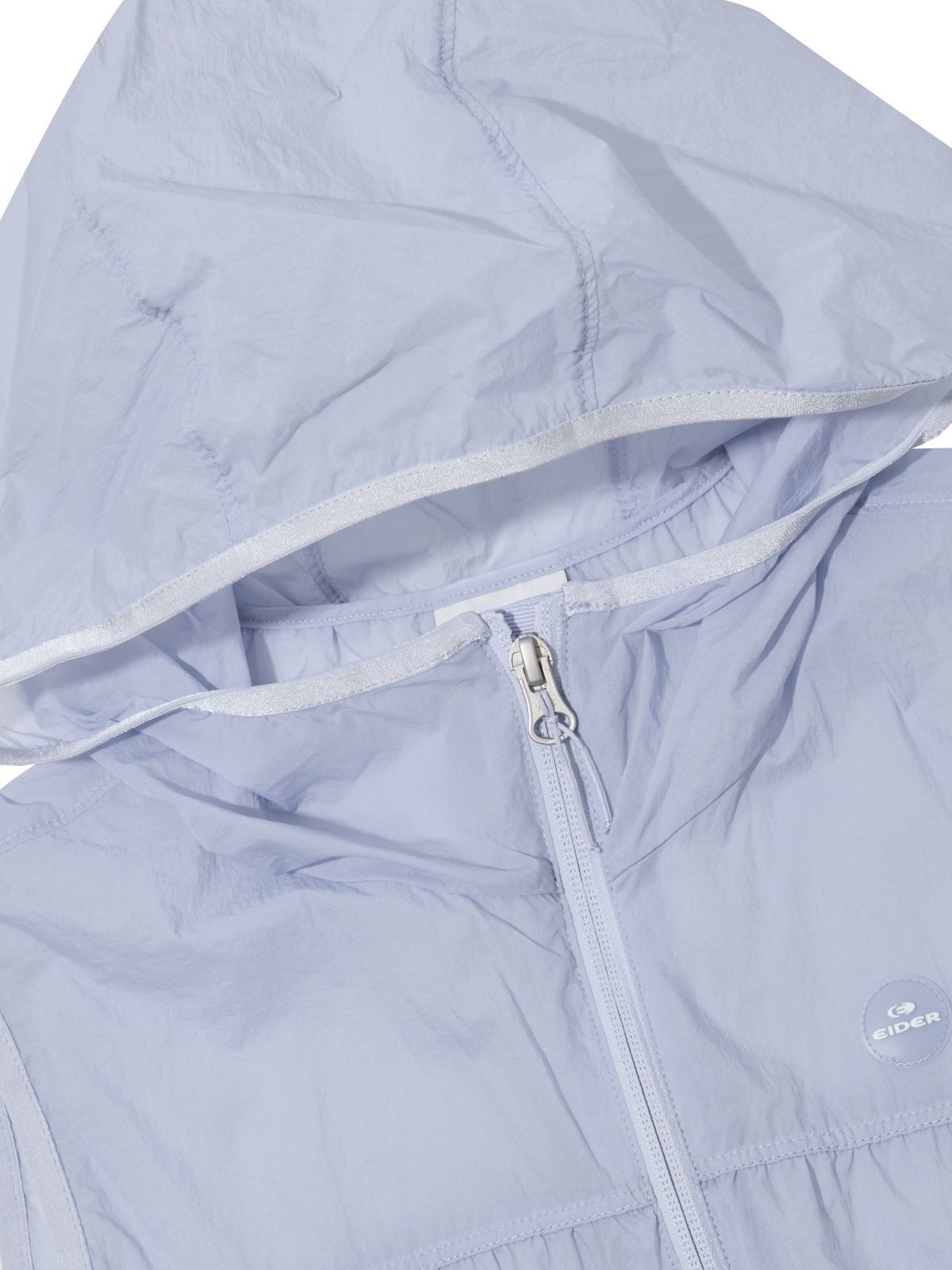 아이더(EIDER) SHEER (시어) 여성 경량 후디 베스트_ICE BLUE