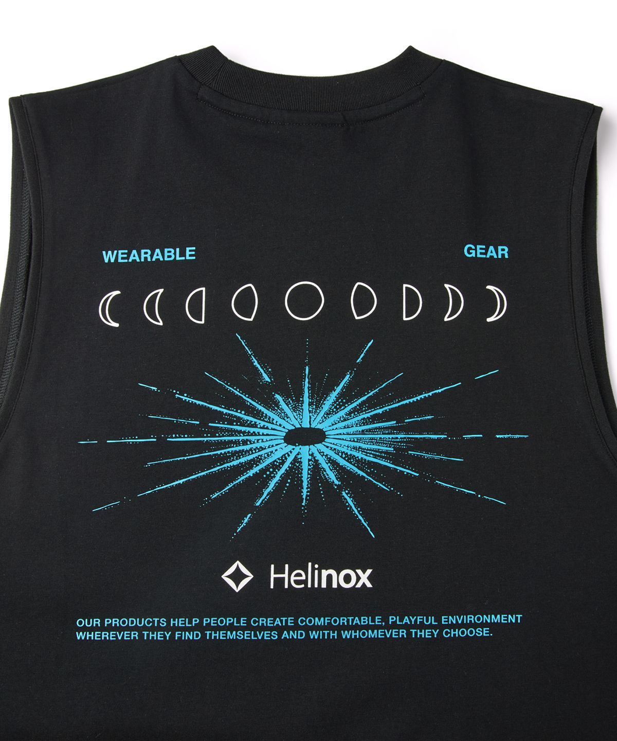 헬리녹스 웨어(HELINOX WEAR) 그래픽 슬리브리스_Black