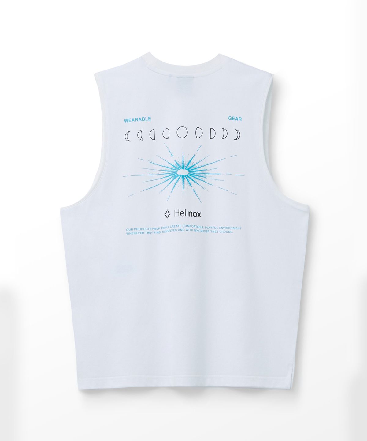 헬리녹스 웨어(HELINOX WEAR) 그래픽 슬리브리스_White