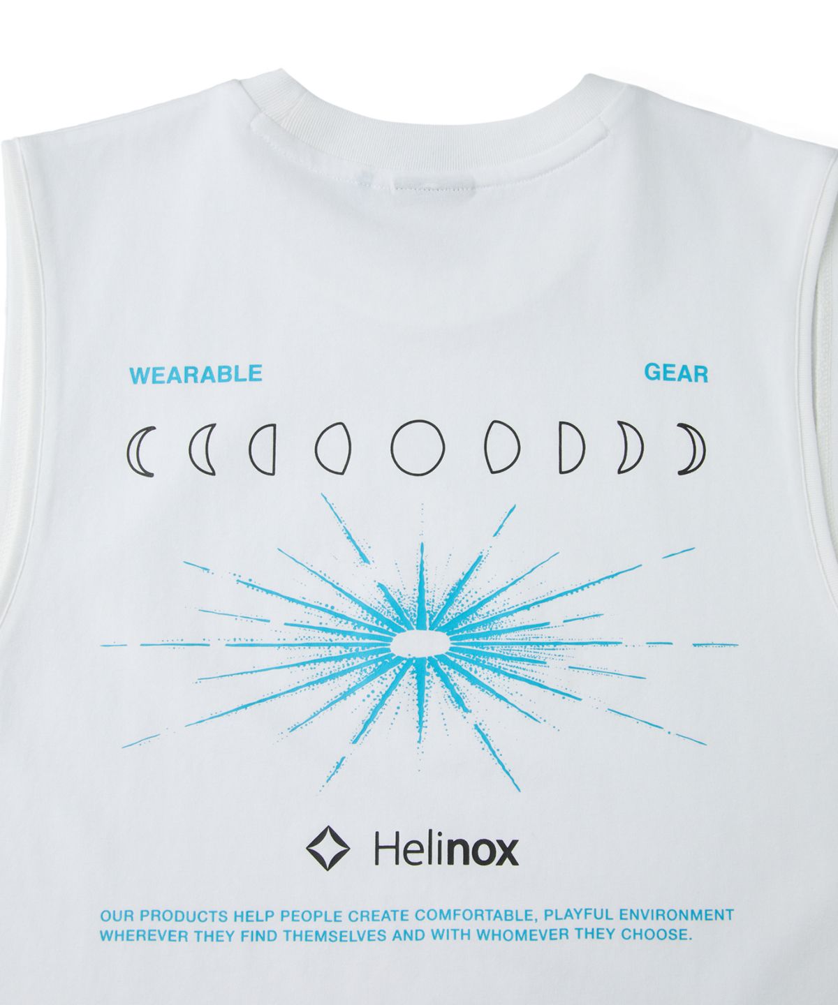 헬리녹스 웨어(HELINOX WEAR) 그래픽 슬리브리스_White